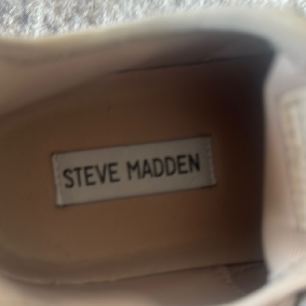 Steve Madden NY90 Tan Rhinestone Sneakers - Picture 2 of 6